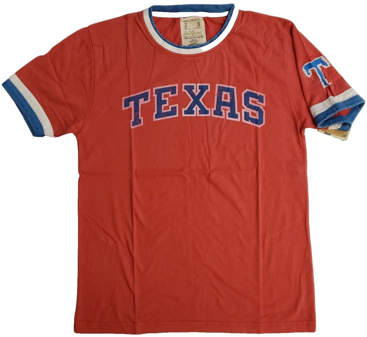 Red Size S Jackets Regular Size T-Shirts for Men