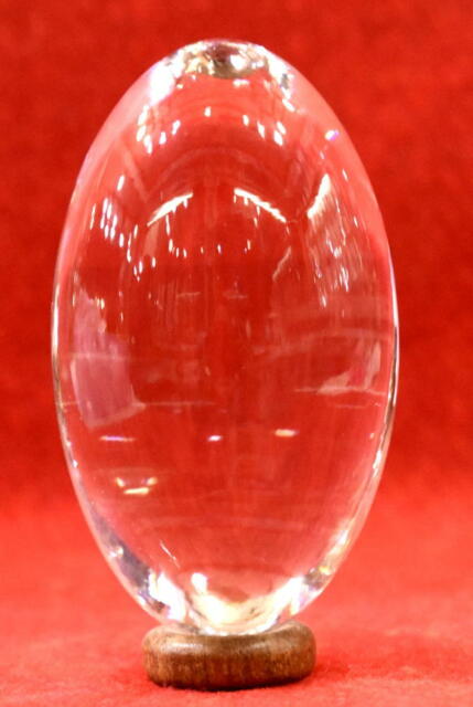 Sphatik Shiva Lingam / Quarz Kristall Shivlinga - 189 G - Lab Certified