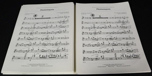Phantasmagoria Sheet Music Score Book Pete Coulman Jazz Up Front Belwin - Picture 5 of 7