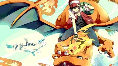 Pokmon Pikachu Charizard Red CCG Anime Playmat Desk Mat TCG Card Game Mouse Pad