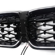 LED-K�hlergrill  Schwarz Glanz passt Passend f�r BMW 3er G20 G21 19-22