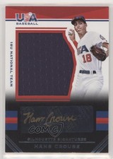 2017 USA Baseball Stars & Stripes Black Gold Jersey 27/79 Hans Crouse Auto 1h1