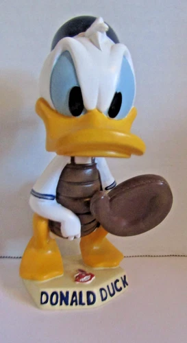 Disney Donald Duck Baseball Bobblehead – “Behind the Plate!” Cleveland Indians