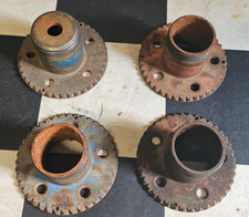 4 Zenith Wire Wheel Adaptors 5 Lug On 4.75 120mm Knockoff Lowrider Knockoffs