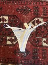 Victoria's Secret VTG Y2K Body By Victoria Silky V-String Thong Panty One Size