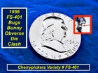 1956 Franklin  BUGS BUNNY VARIETY (FS-401)  ➫ Lustrous Uncirculated ➫ 156B