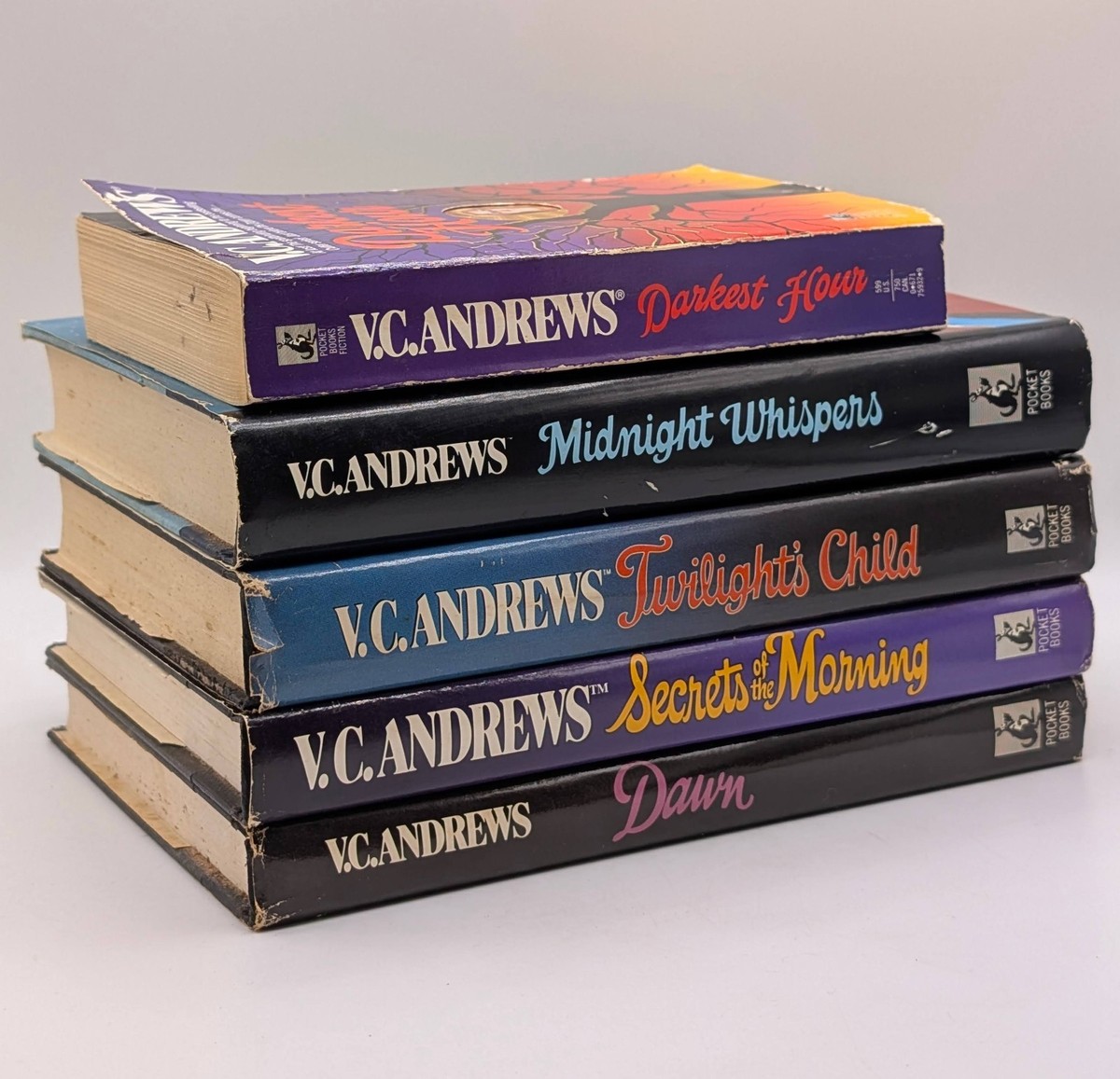 VC Andrews Dawn Cutler Family Complete 1-5 Books Series Set 4 Hardcover 1 PB 80s