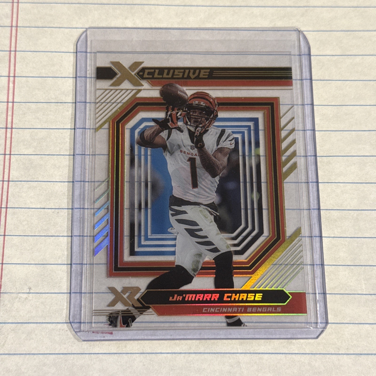 2022 Panini XR Ja’marr Chase X-Clusive SSP Acetate