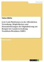 Low-Code-Plattformen In Der öFfentlichen Verwaltung. MöGlichkeiten Und Herausfor