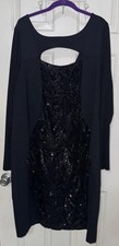 NWT Lane Bryant Women s size 24 black sequin bling dress