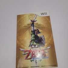 Instruction Manual for Nintendo Wii Legend of Zelda Skyward Sword BOOKLET ONLY