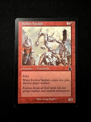Keldon Vandals 91 C Urza's Destiny Magic: The Gathering MP