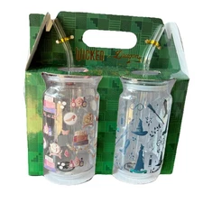 Wicked Dragon Glassware - 2pk Set Of 16oz glass Tumblers - Cup