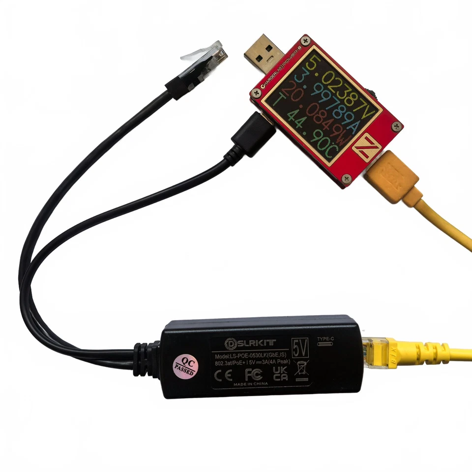 5V 3A Gigabit PoE Splitter USB-C Output, 802.3at PoE+ for Pi 5 & Type-C Devices - Image 2 of 4
