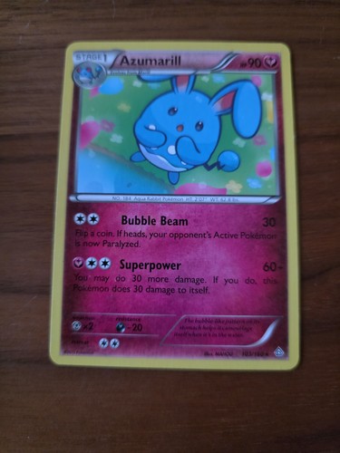 Pokemon TCG - Azumarill - 103/160 - Rare - XY Primal Clash