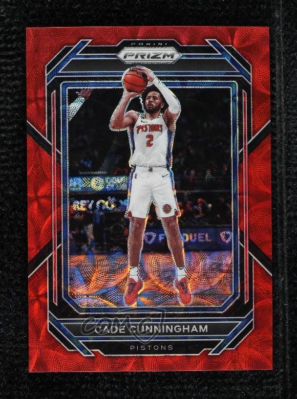 2022-23 Panini Prizm Choice Red Prizm 60/88 Cade Cunningham #89 00bl