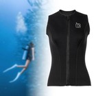 3mm Women Wetsuit Top Sleeveless Diving Vest for Water Sport Adults Swimming