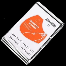 Mylar Emergency Thermal Blankets Space Survival Safety Insulating Rescue