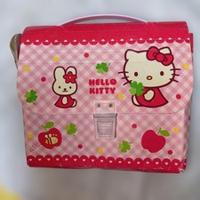 Hello Kitty Mini Borsa di Carta Custodia Accessorio Gingham Check Stile Retrò
