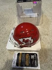 Kansas City Chiefs Mini Helmet Signed Priest Holmes Dante Hall Warfield JSA COA
