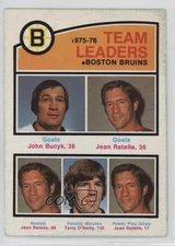 1976 O-Pee-Chee Team Leaders Johnny Bucyk John Jean Ratelle Terry O'Reilly HOF