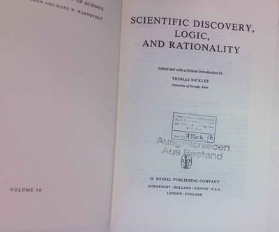 Scientific Discovery, Logic, and Rationality. Boston Studies in the Philosophy a