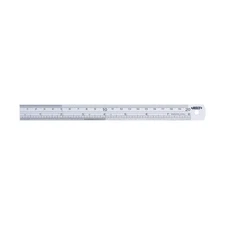 INSIZE 7110-200 Steel Rule,SS,8" L,Unfinished,1/32" W 409F05