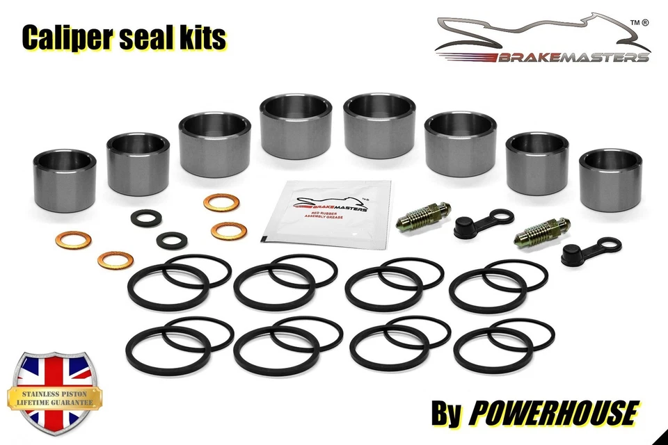 Kawasaki Z1000 A1H 2003 front brake caliper piston seal rebuild repair ZR1000 - Изображение 2 из 4