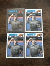 LOT (4) 2026 Topps Heritage Nolan Mclean RC Rookie Black & Base