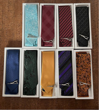 9x Krawattensets Herren Jemygins Inkl. Einste...