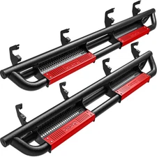 Drop Side Step Bars Running Boards for 2019-2026 Silverado Sierra 1500 Crew Cab