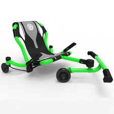 EzyRoller Spinner Ride-On Scooter-Lime Green, Pedal-Free, 360° Turns, Kids&Teens