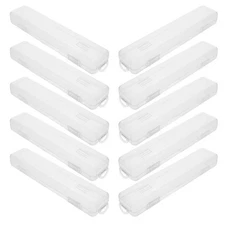  10 Pcs Toothbrush and Toothpaste Travel Case Container for Storage Makeup