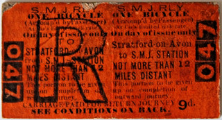 STRATFORD & MIDLAND JUNCTION RY To STRATFORD ON AVON to any S.M.J. to 12 miles
