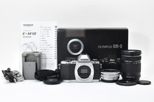   Count623 TOP MINT /Box Olympus OM-D E-M10 Mirrorless Camera 14-42mm/40-150mm