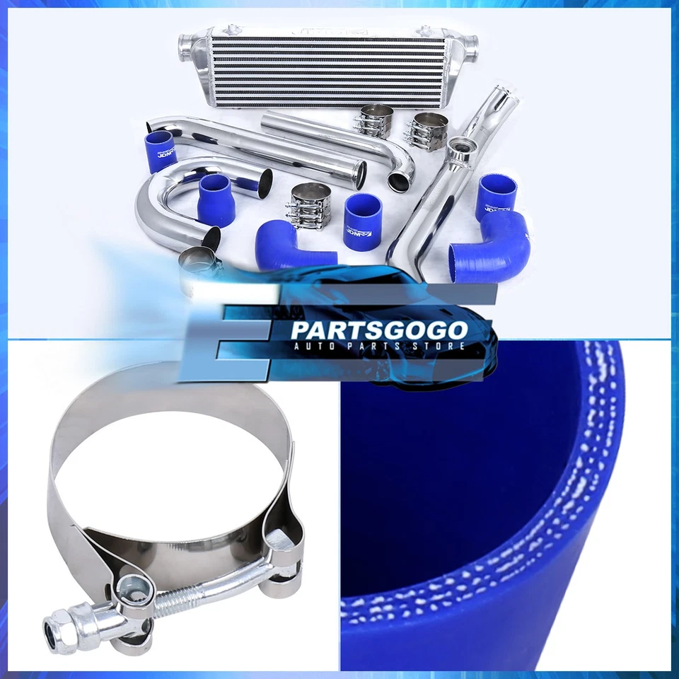 Front Mount Intercooler + Turbo Piping Kit For 1989-1997 Mitsubishi Mirage - Image 4 of 4