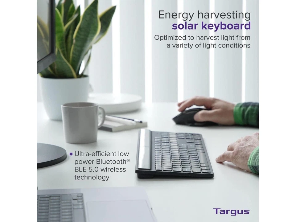 Targus Sustainable Ergonomic EcoSmart Keyboard AKB871US - Image 3 of 4