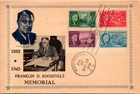 Dr Jim Stamps Maximum Card Franklin Delano Roosevelt 4V Combo Fdc