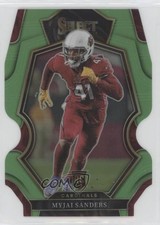 2022 Panini Select Premier Level Neon Green Prizm Die-Cut /299 Myjai Sanders n0c