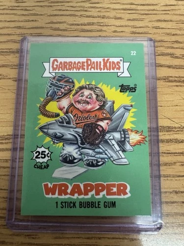 Adley Rutschman SSP 2023 Topps GPK X MLB Wrapper Card #22 Garbage Pail Kids