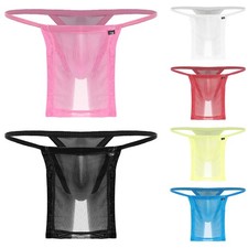 Mens Briefs G-string Trunks Hollow Out Underwear Sumo Panties Beach Knickers