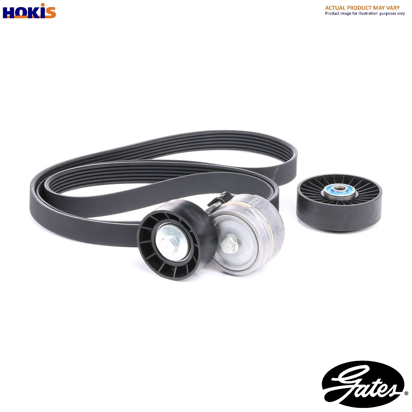 VRIBBED BELT SET K065PK890 FOR FORD VOLVO V50 C30 C70/II/Convertible S40 2.5L