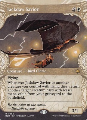 Jackdaw Savior (Showcase) R Bloomburrow 296 NM