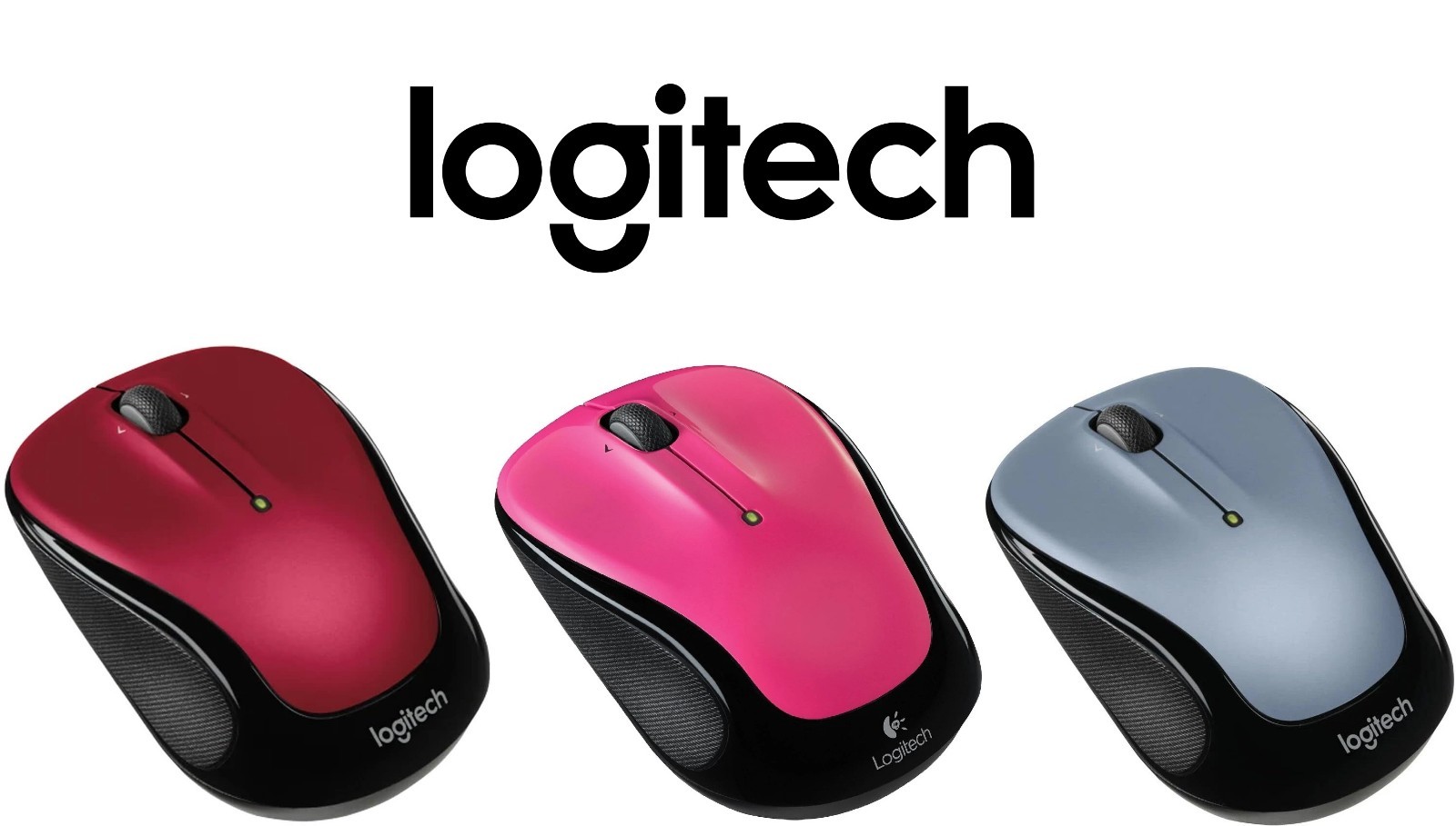 Logitech M325 Wireless Mouse Web Scrolling Pink Silver Or Red