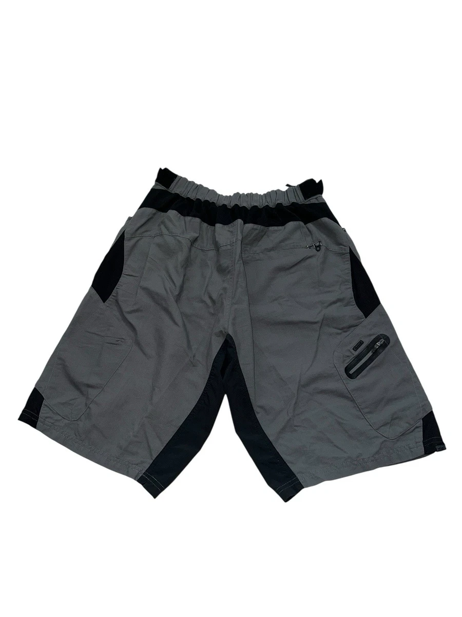 Short VTT Zoic Homme – Gris – Taille L – Ceinturé, Léger, Stretch – Excellent état