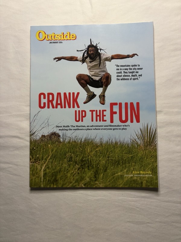 Outside Malik the Martian “Crank Up Fun” Issue July/August 2024 Magazine