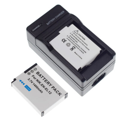 Ladegerät Für Lithium Ionen Batterie CELLONIC Akku Für Nikon Kamera - 2x EN- EL19 Ersatz 700mAh Battery Pack