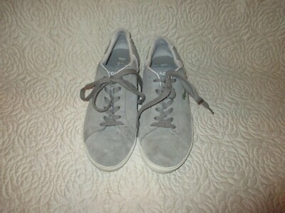  Men's Lacoste Suede Leather Shoes SIZE 9.5