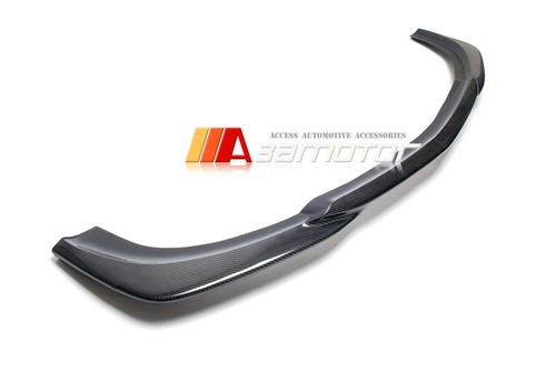Carbon Fiber GH Front Bumper Lip Spoiler fits 2010-13 Mercedes W212 E-Class AMG - Imagen 2 de 3