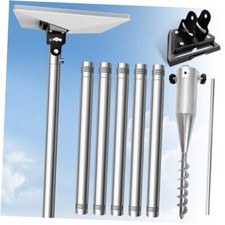 Starlink Mini Pole Mount, with 0-30  Adjustable Starlink Pipe Adapter, 9ft